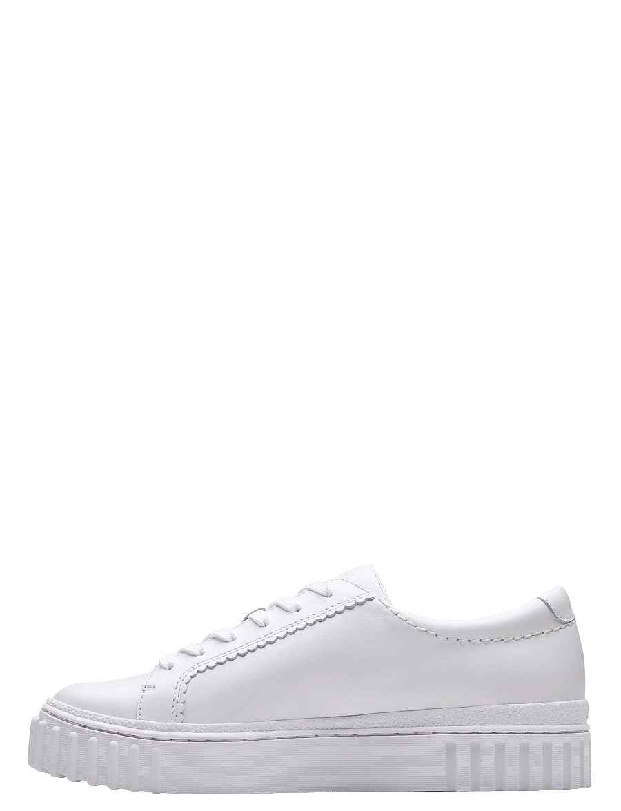 Clarks - Mayhill Walk D - konfirmationstøj - white leather - 3
