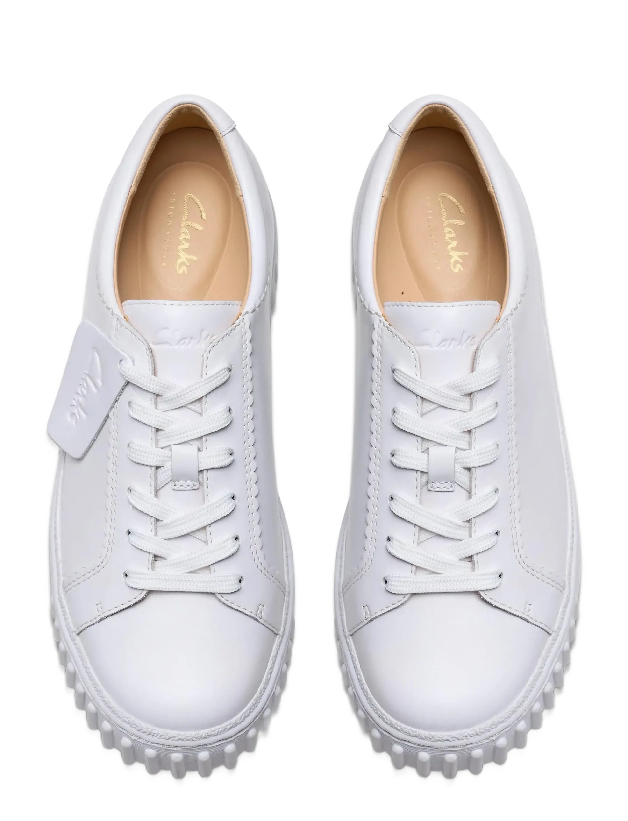 Clarks - Mayhill Walk D - madala säärega tossud - white leather - 5