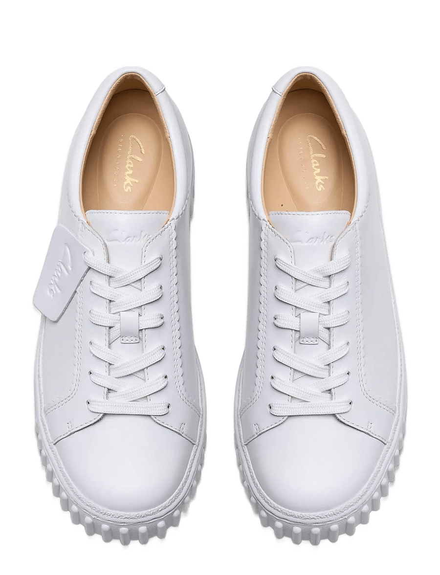 Clarks - Mayhill Walk D - konfirmationstøj - white leather - 5