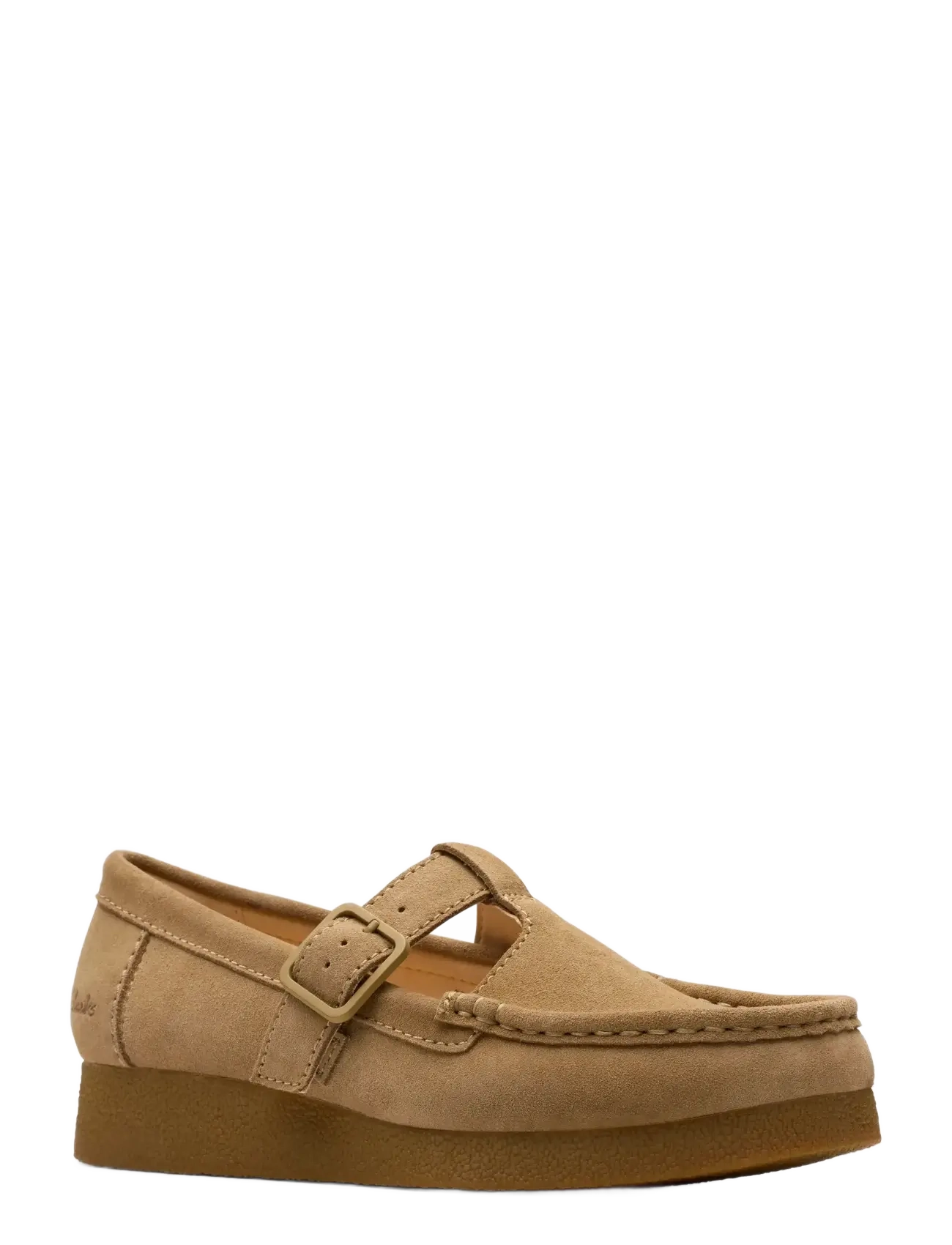 Clarks WallabeeEVOBar D - Obuwie - DARK SAND SUEDE / beige
