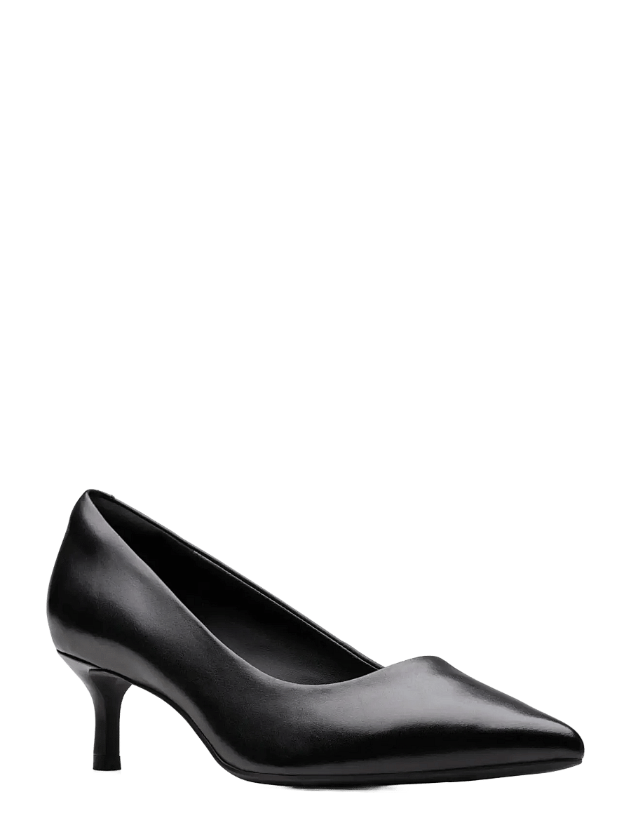 Clarks - Zarey Court D - pumps - black leather - 2