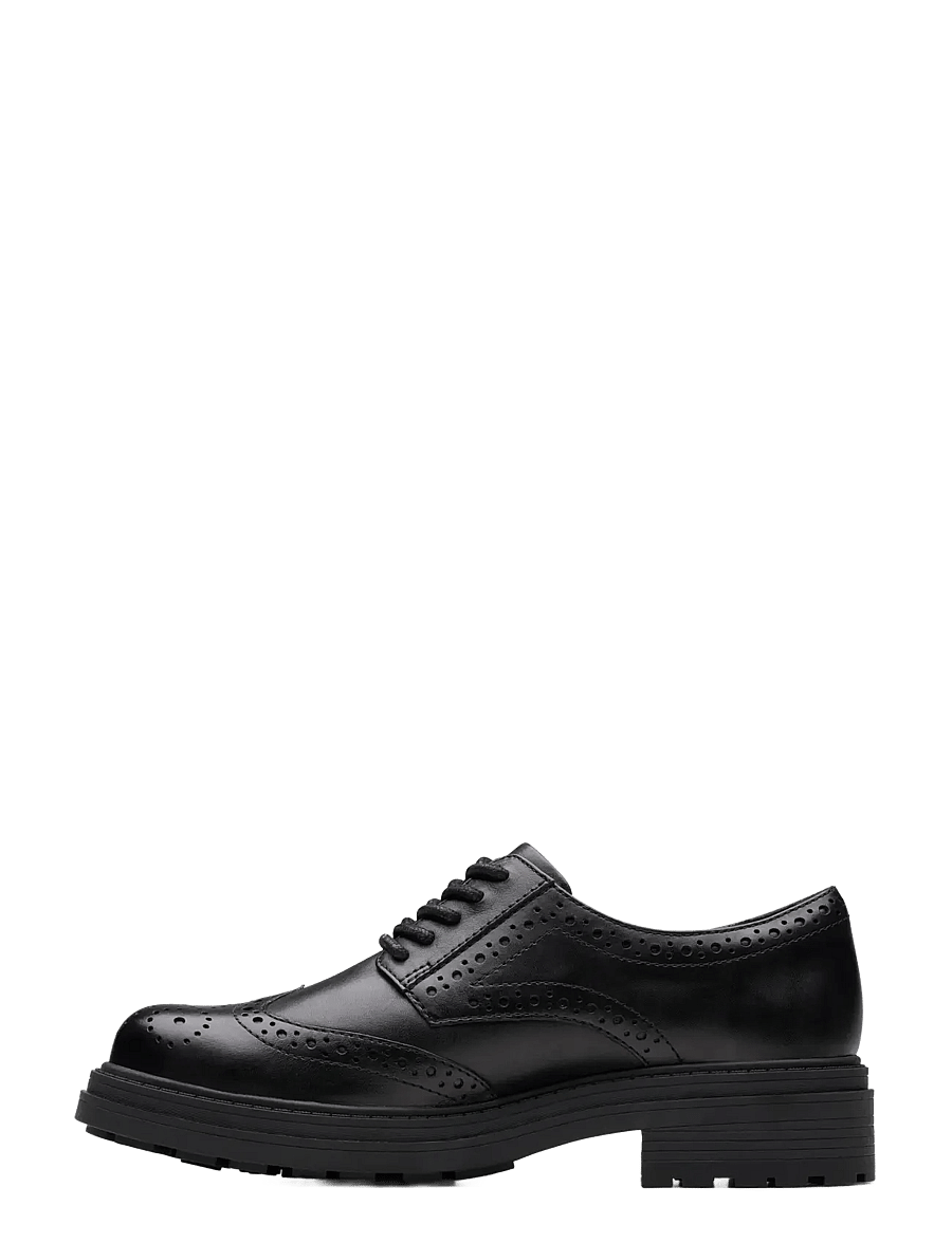 Clarks - Orinoco3 Derby D - mode trends - black leather - 2