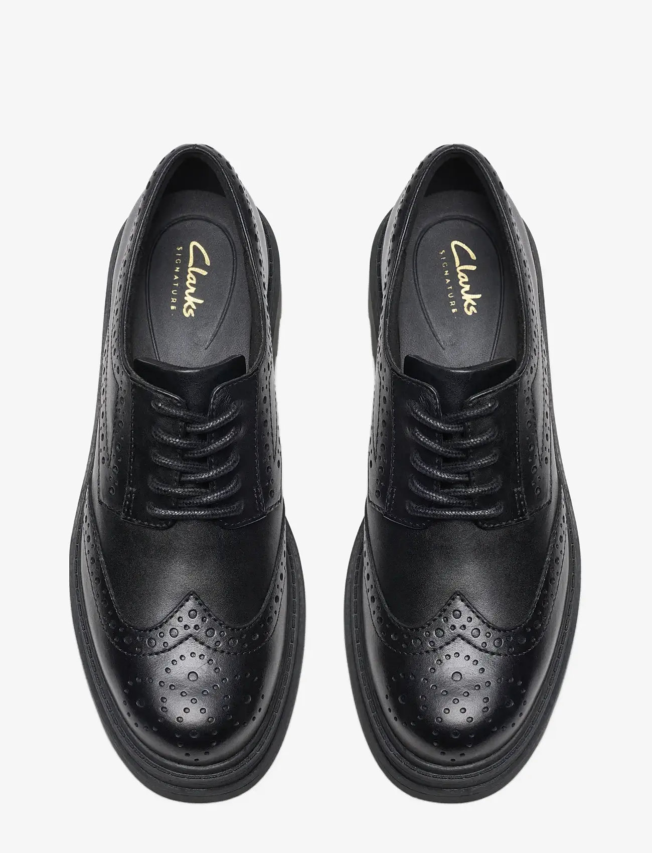 Clarks - Orinoco3 Derby D - damen - black leather - 4