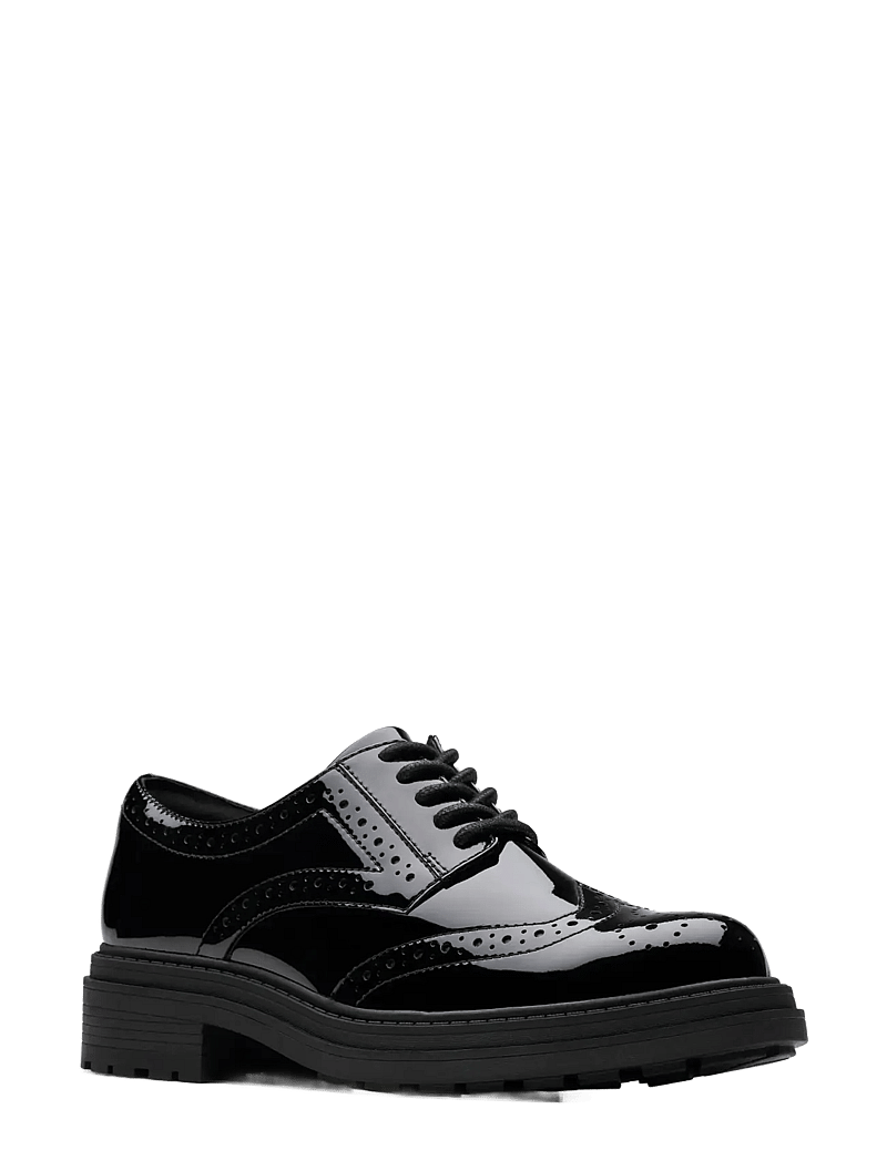 Clarks - Orinoco3 Derby D - modetrends - black pat - 1