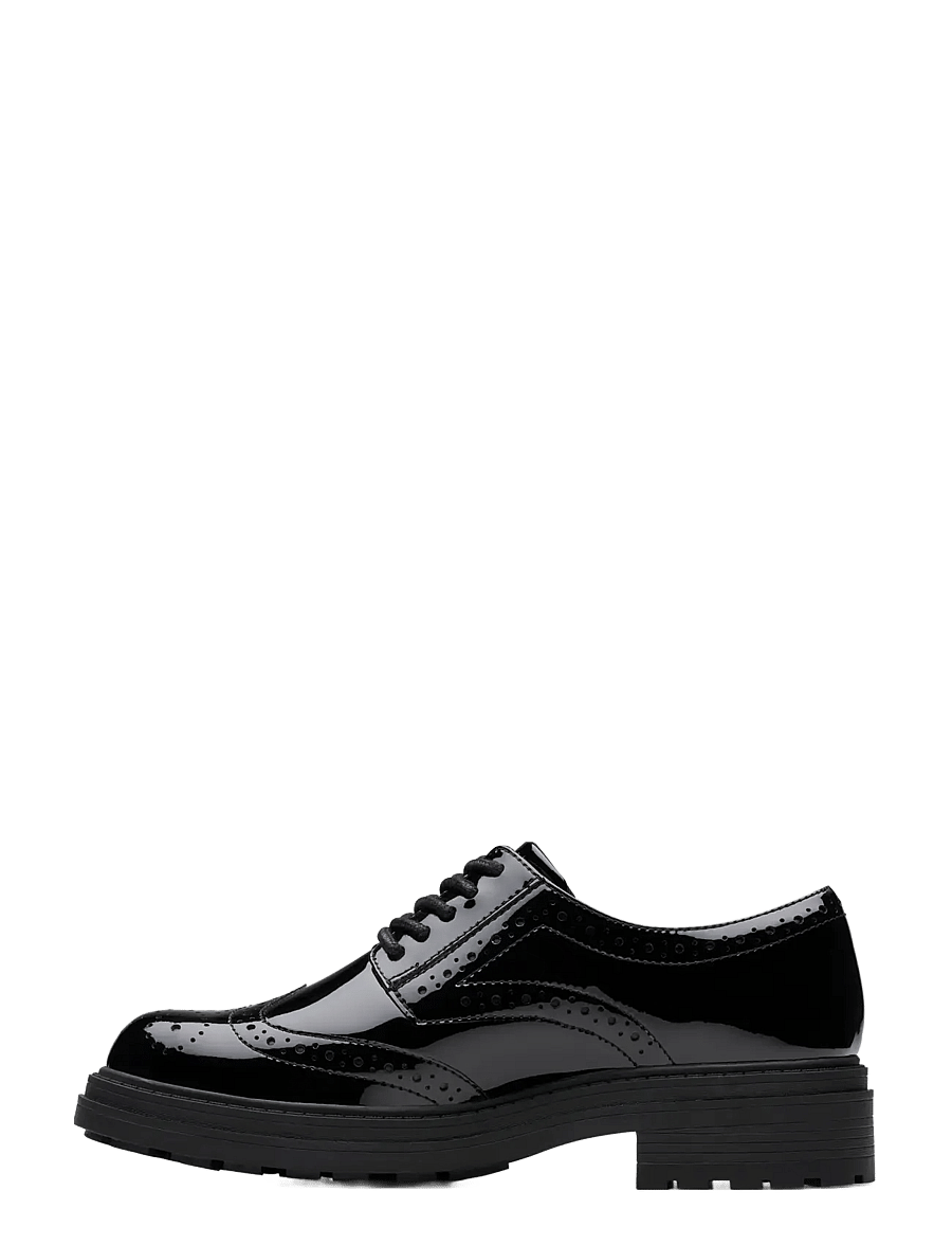 Clarks - Orinoco3 Derby D - black pat - 2