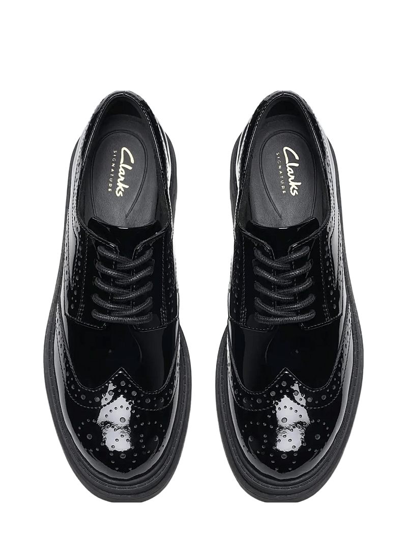 Clarks - Orinoco3 Derby D - modetrends - black pat - 4