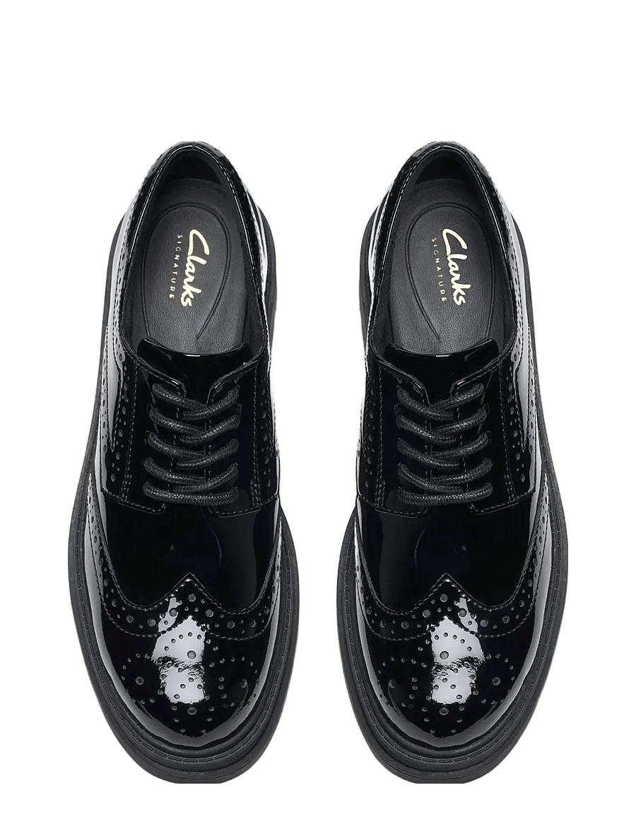 Clarks - Orinoco3 Derby D - black pat - 4