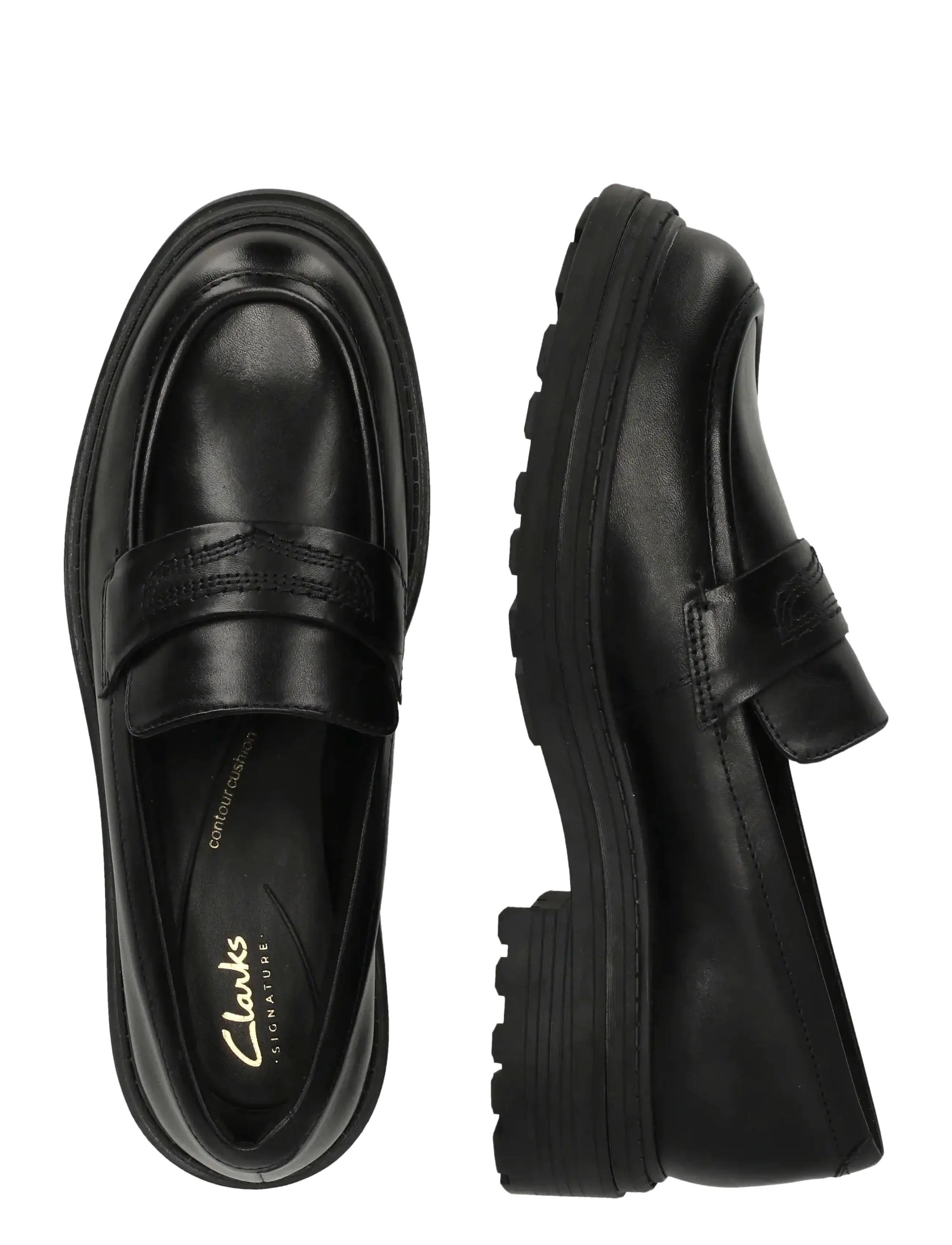 Clarks - Orinoco3 Edge D - modetrends - black leather - 4