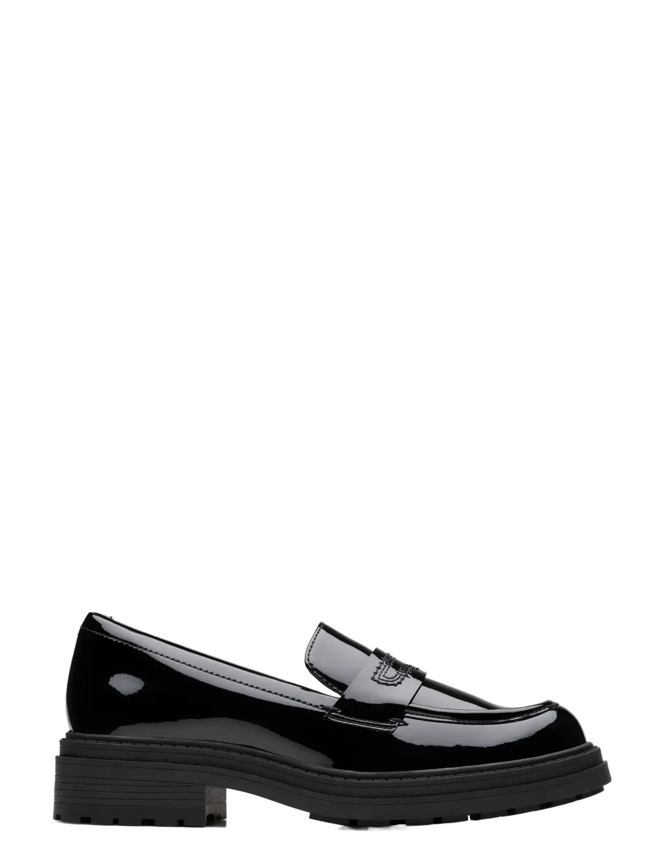 Clarks - Orinoco3 Edge D - loafers - black pat - 1