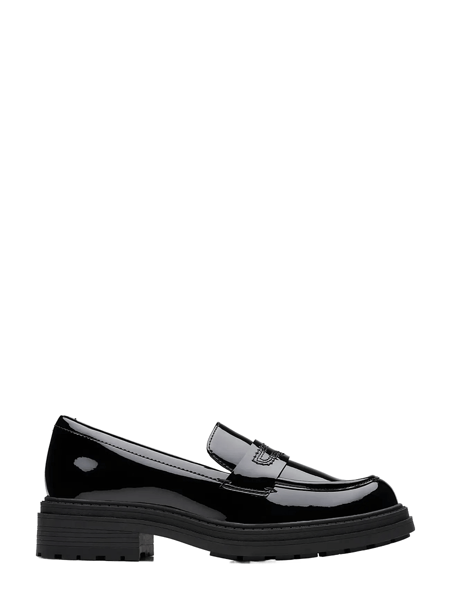 Clarks - Orinoco3 Edge D - fashion trends - black pat - 1