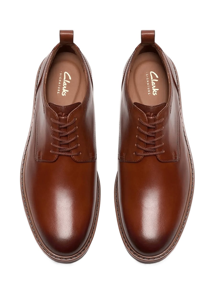 Clarks - Aldwin Lace G - tan leather - 5
