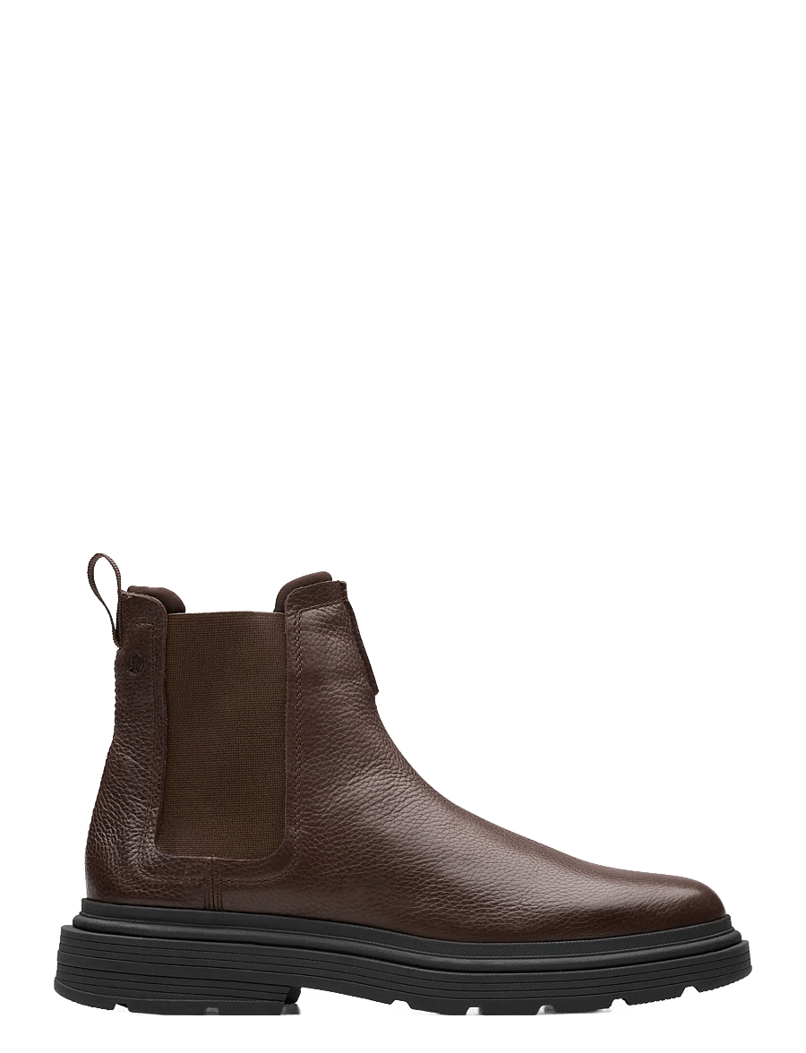 Clarks - Badbury Easy G - chelsea boots - dark brown lea - 0