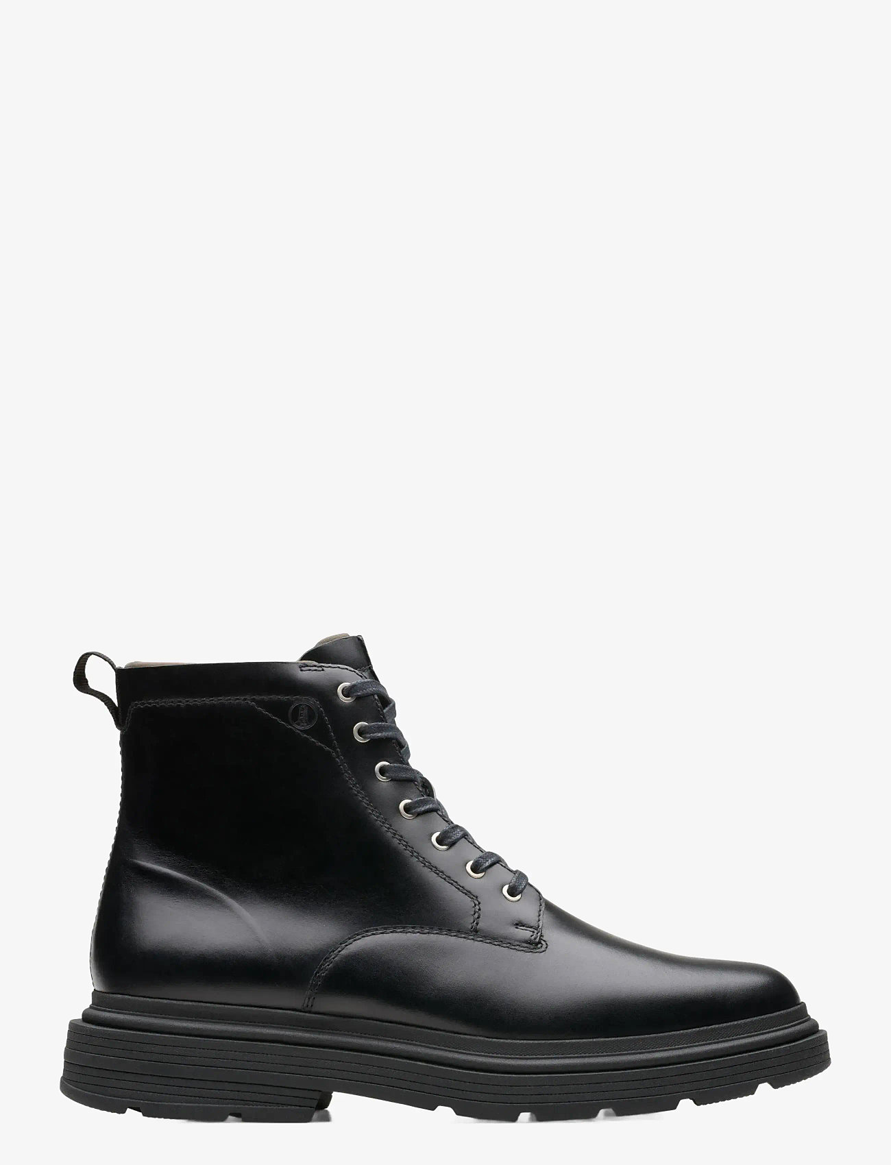 Clarks - Badbury Hi WP G - støvler med snøre - black leather - 0