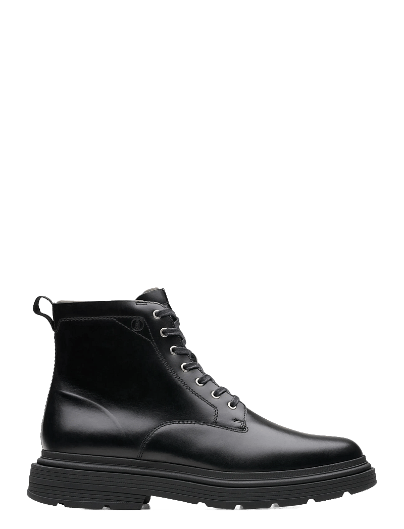 Clarks - Badbury Hi WP G - støvler med snøre - black leather - 0