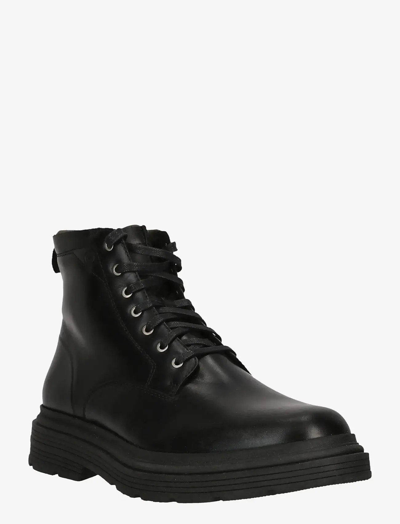 Clarks - Badbury Hi WP G - støvler med snøre - black leather - 1
