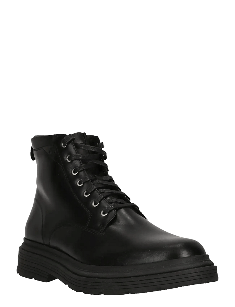 Clarks - Badbury Hi WP G - støvler med snøre - black leather - 1