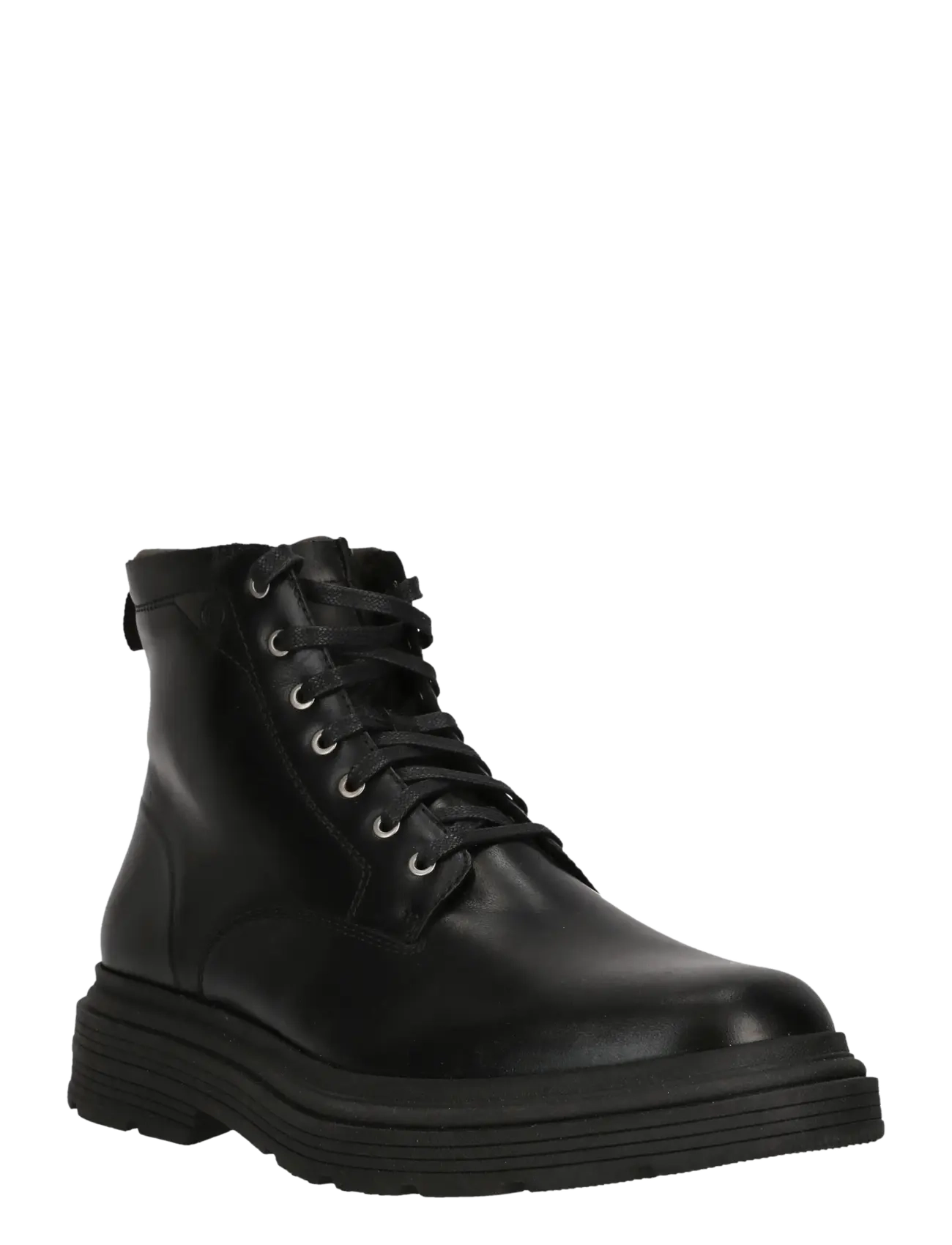 Clarks - Badbury Hi WP G - schnürschuhe - black leather - 1