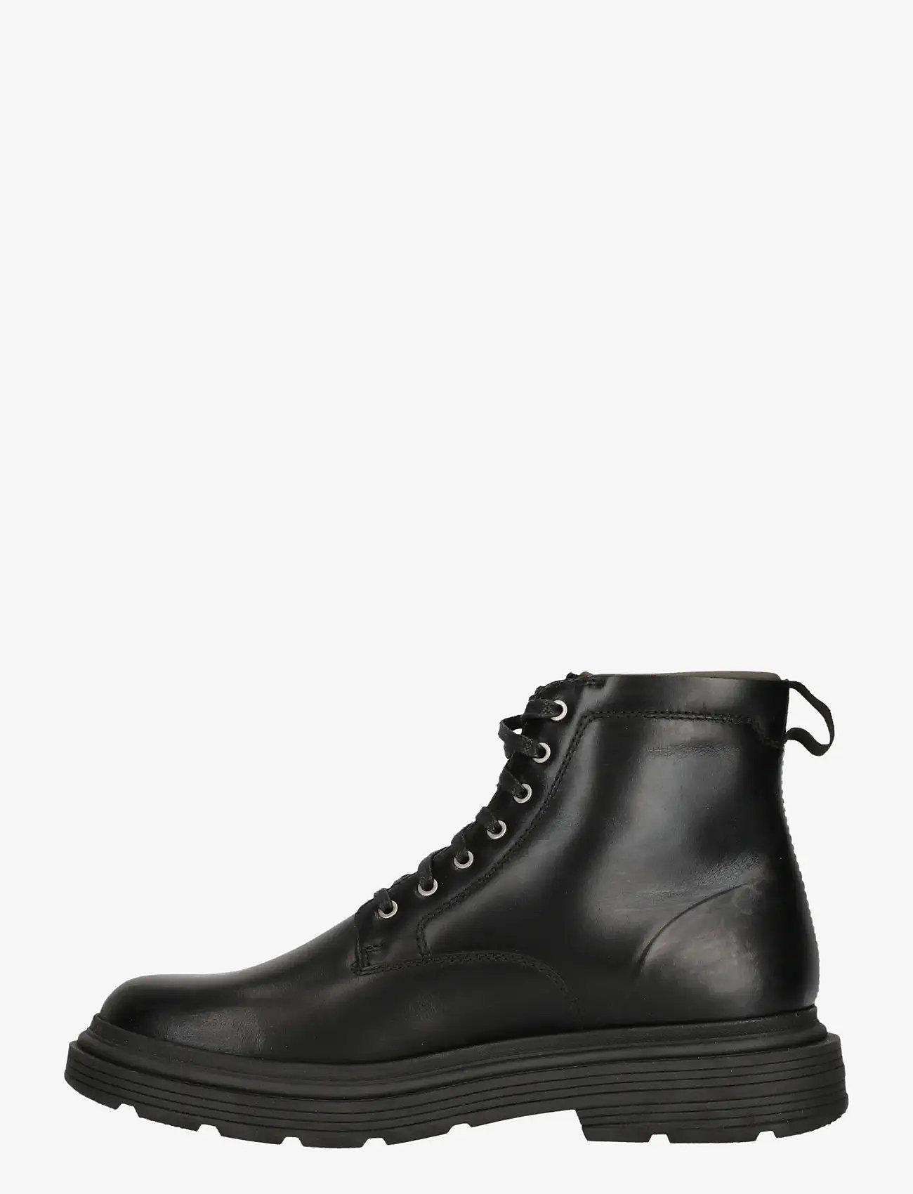 Clarks - Badbury Hi WP G - støvler med snøre - black leather - 3