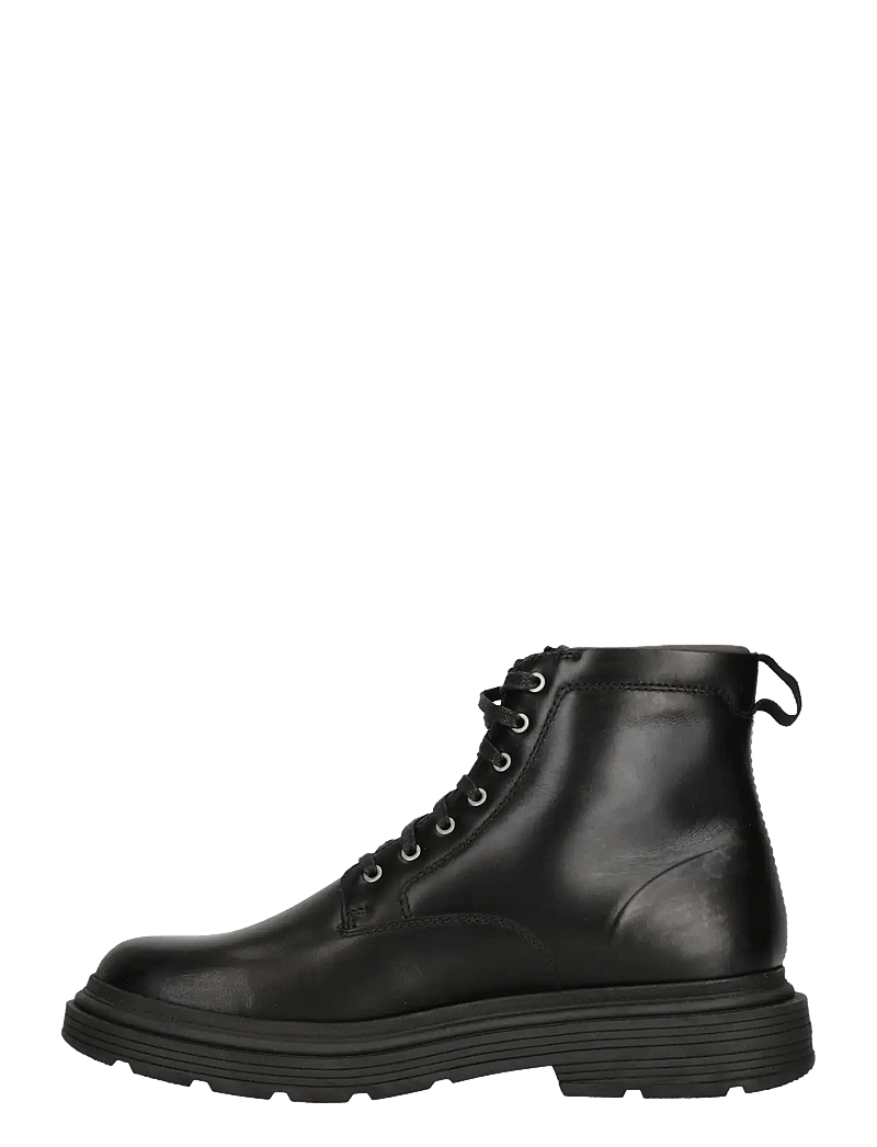 Clarks - Badbury Hi WP G - støvler med snøre - black leather - 3