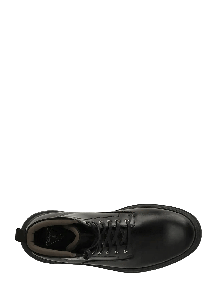 Clarks - Badbury Hi WP G - paeltega saapad - black leather - 4