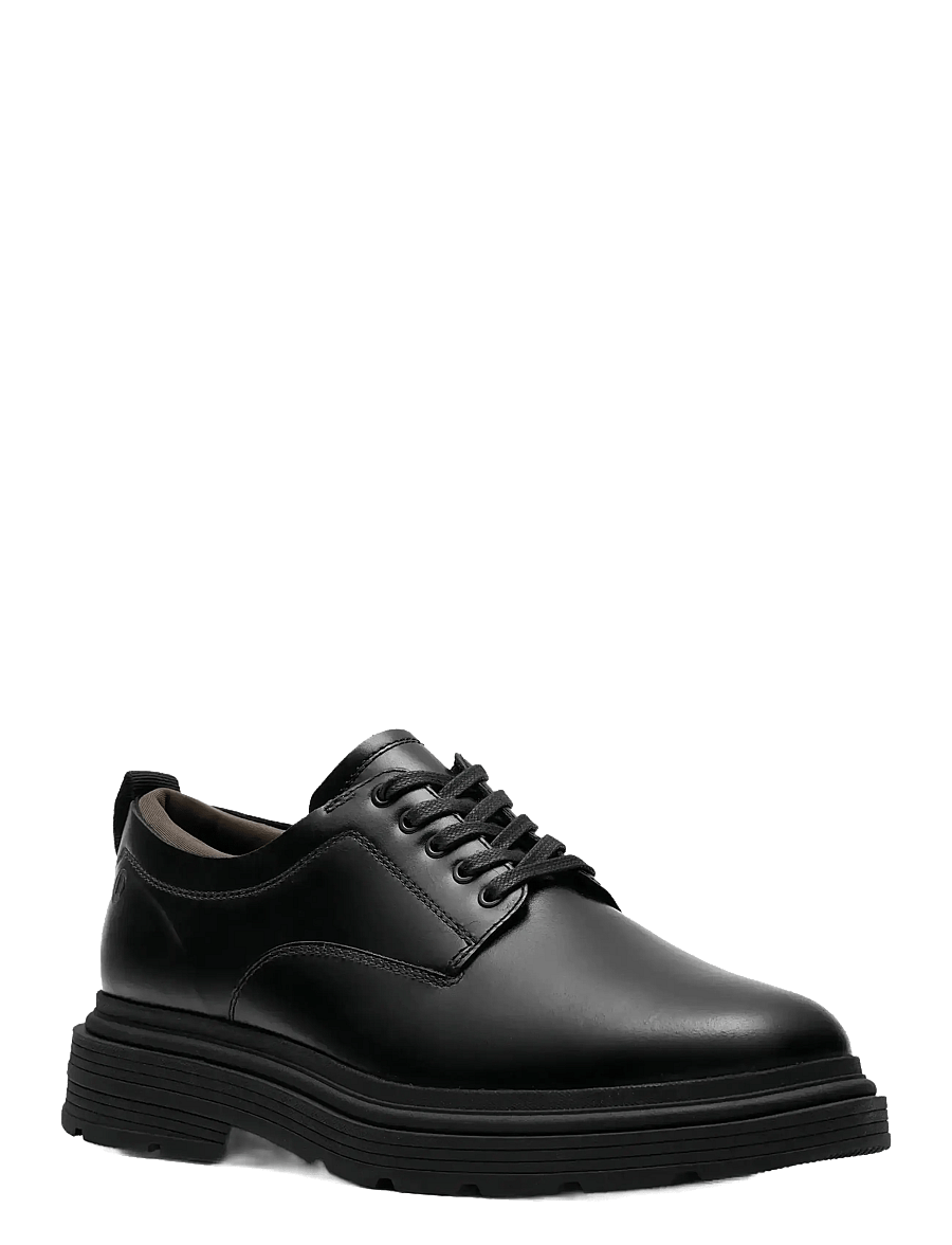 Clarks - Badbury Lace G - derby-schuhe - black leather - 0