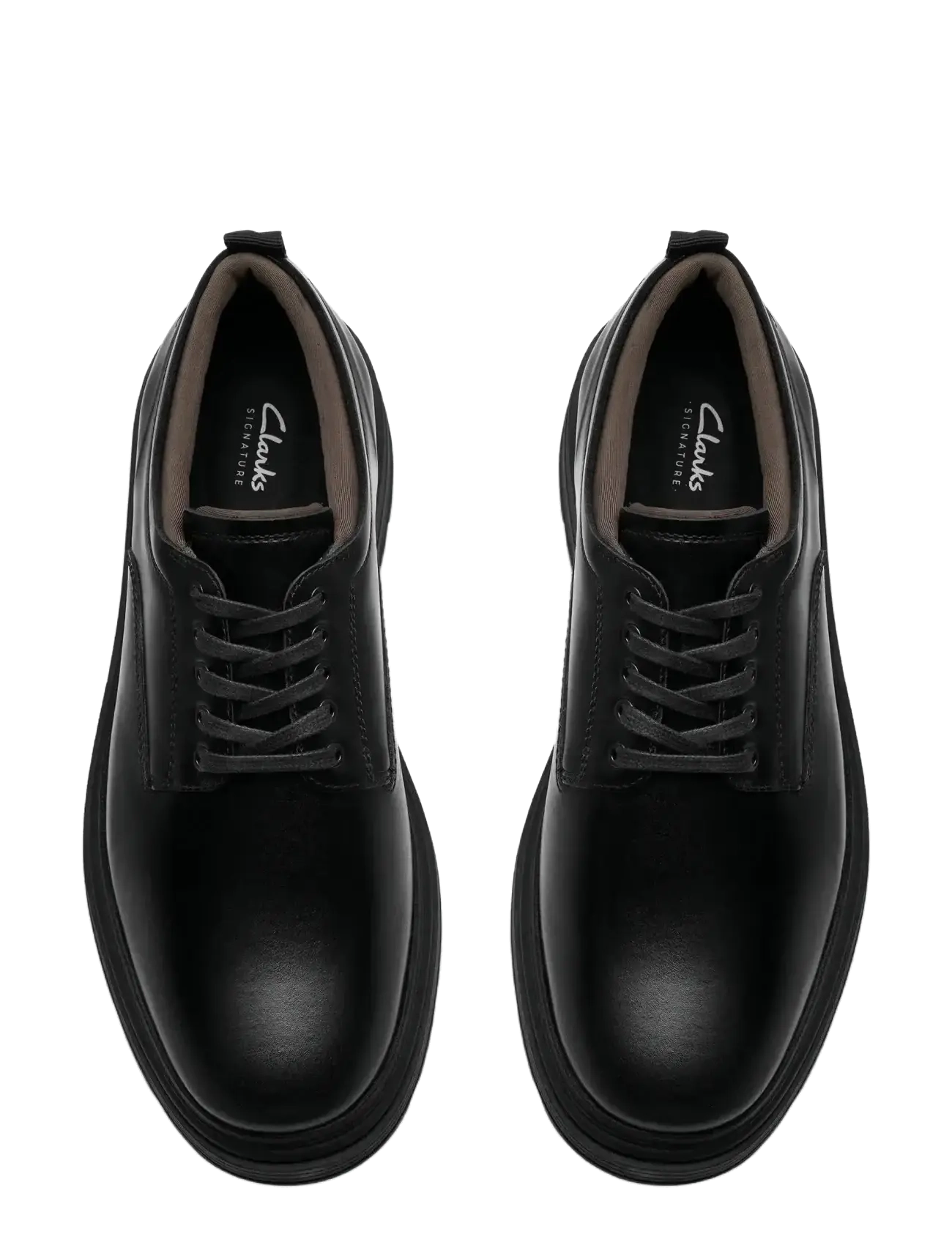 Clarks - Badbury Lace G - herren - black leather - 2