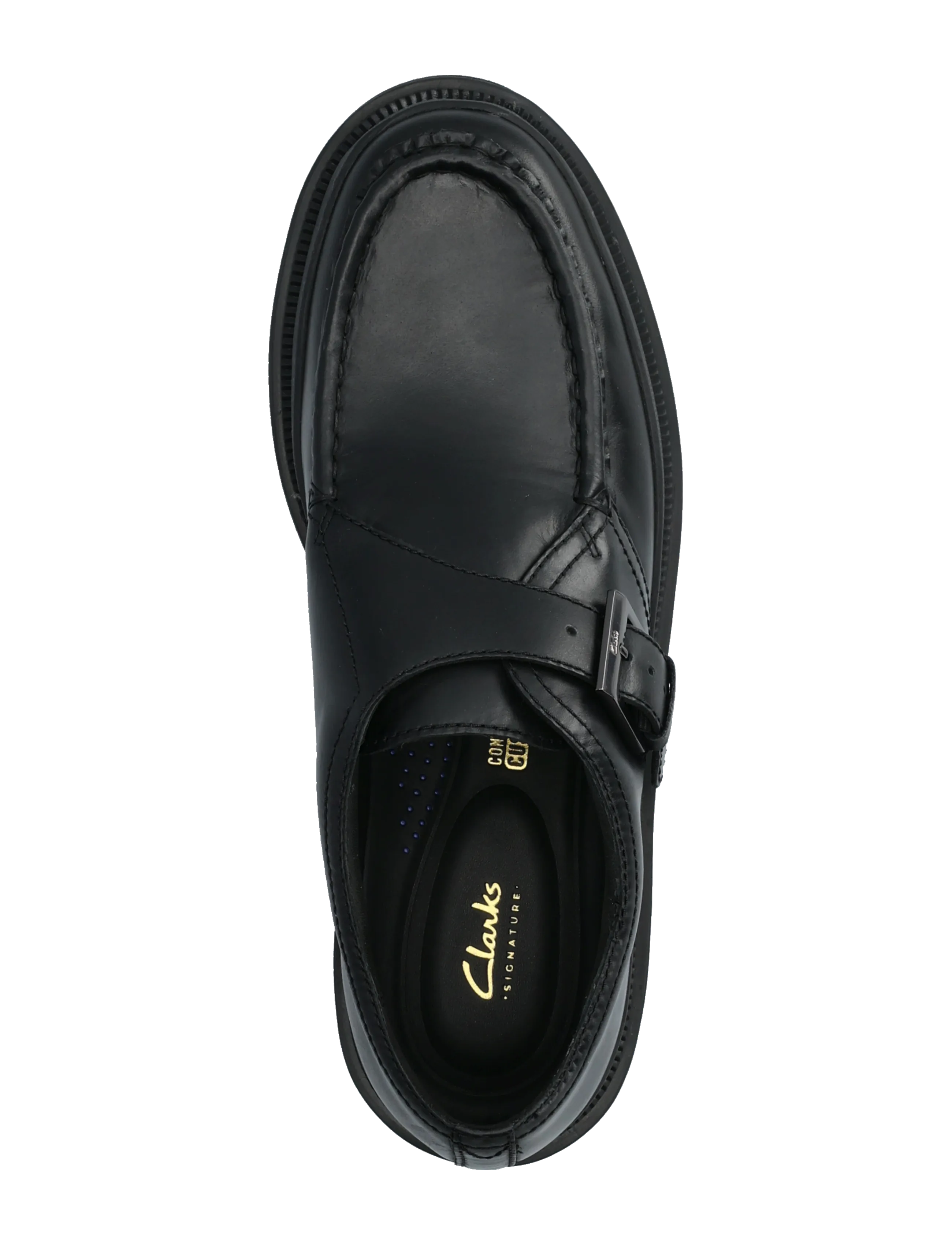 Clarks - Badell Monk G - rihmaga kingad - black leather - 3