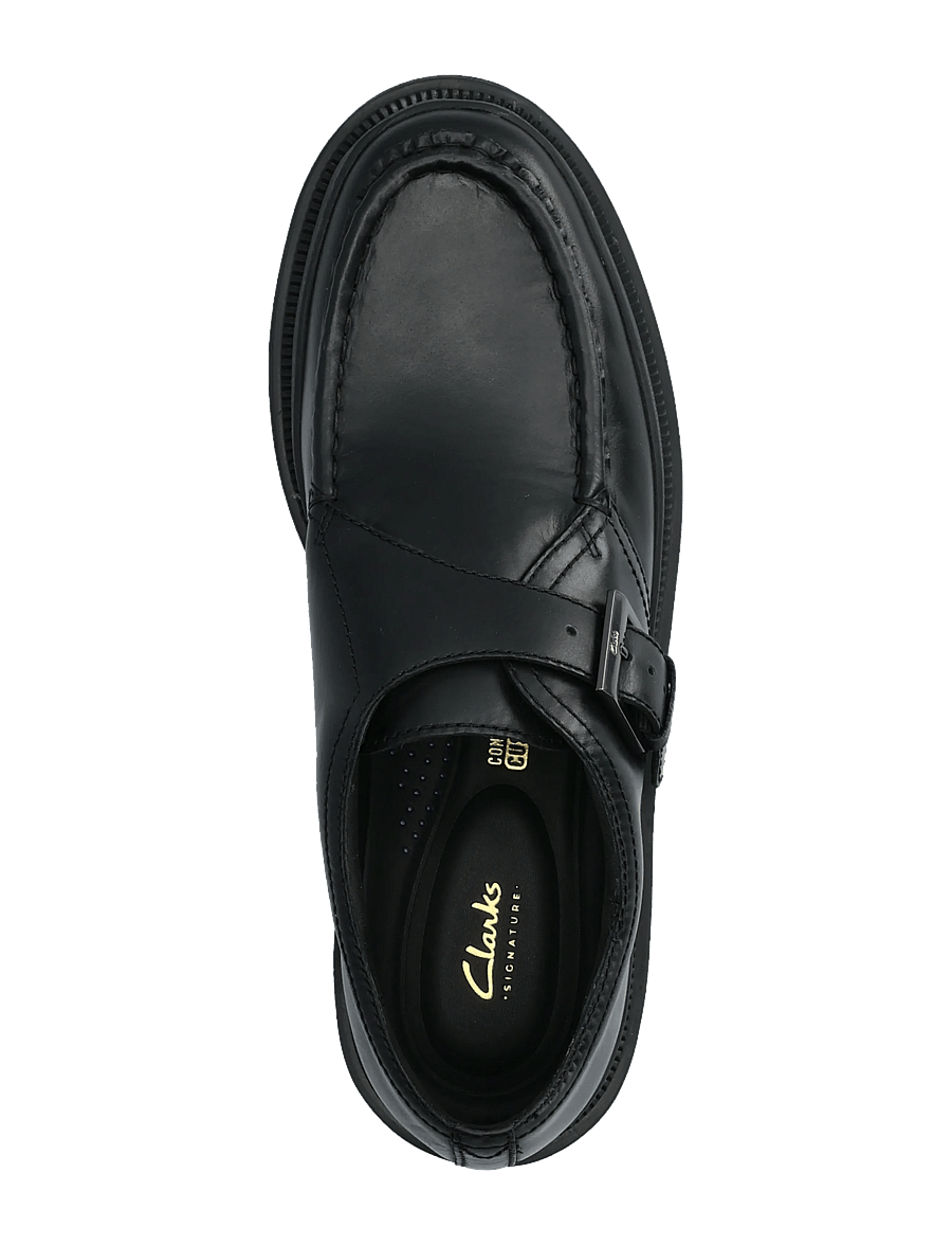 Clarks - Badell Monk G - monks - black leather - 3