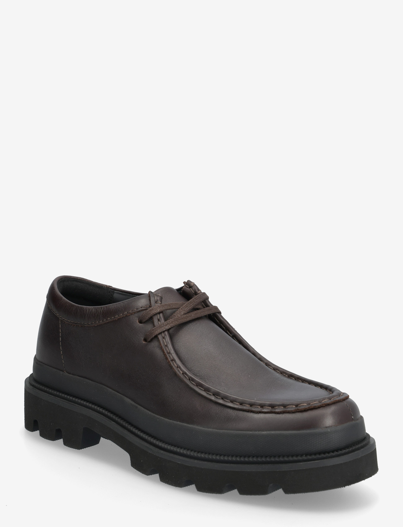 Clarks - Badell Seam G - mænd - brown leather - 0