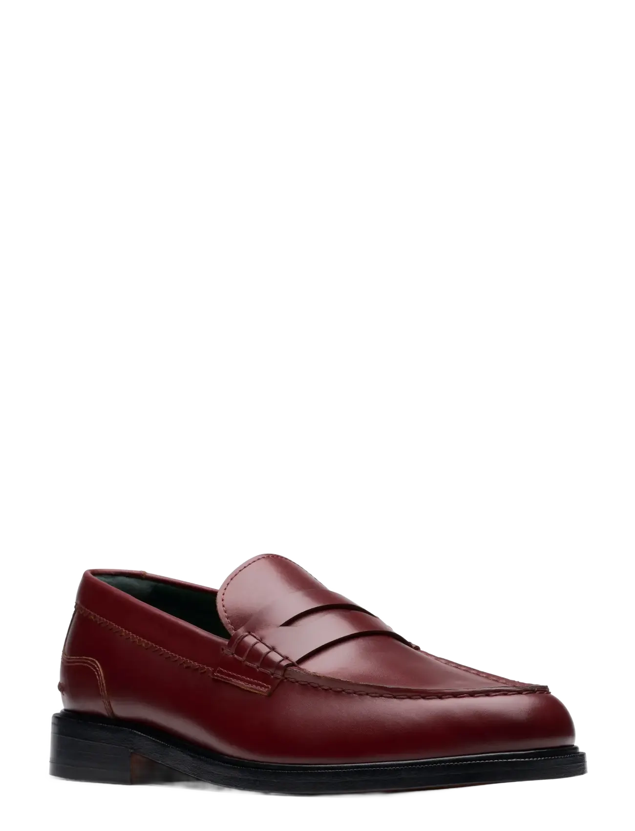 Clarks CraftJames Lo G - Instappers - WINE LEATHER / burgundy