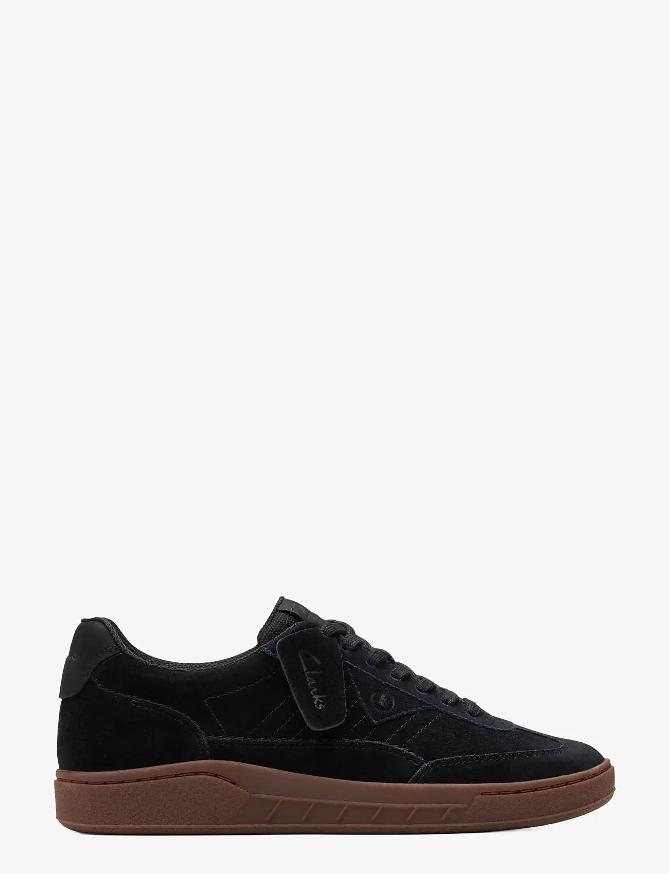 Clarks - CraftRally Ace G - lave sneakers - black sde - 1
