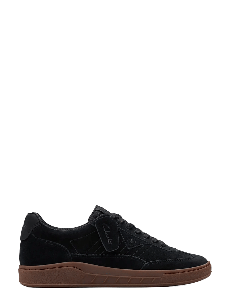 Clarks - CraftRally Ace G - lave sneakers - black sde - 1