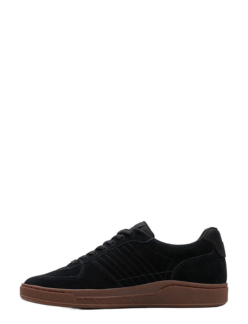 Clarks - CraftRally Ace G - lave sneakers - black sde - 2