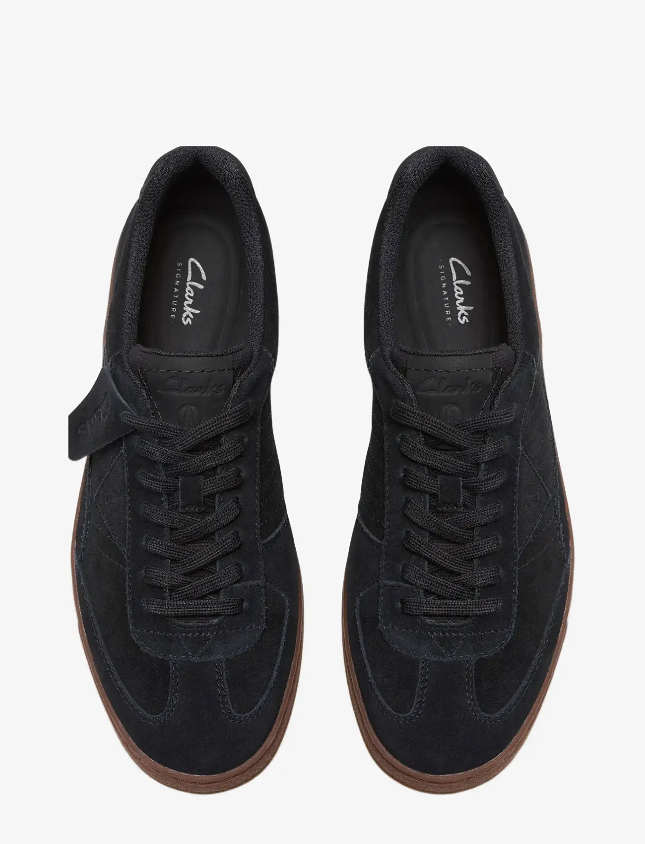 Clarks - CraftRally Ace G - lave sneakers - black sde - 4