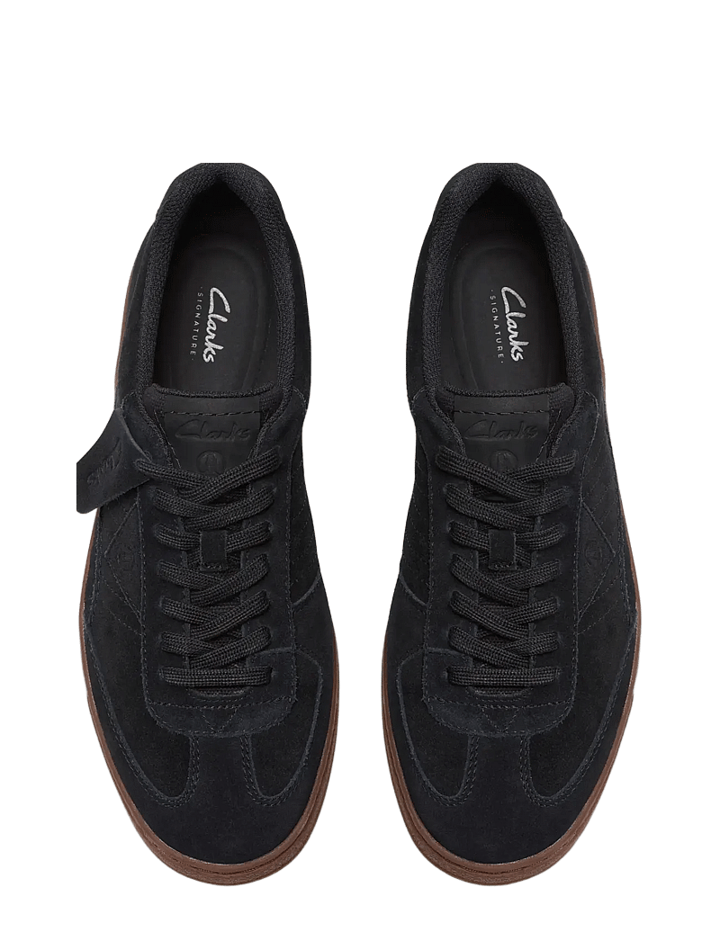 Clarks - CraftRally Ace G - lave sneakers - black sde - 4