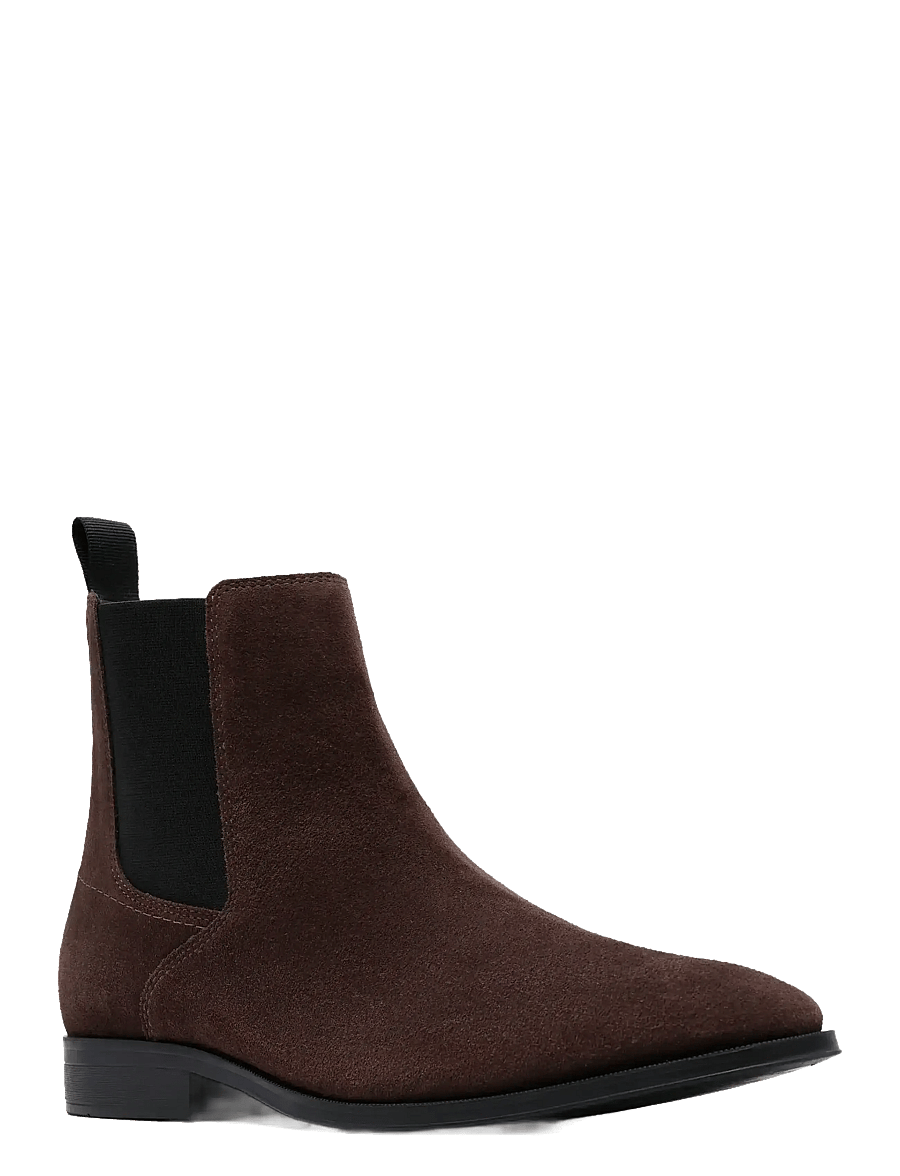 Clarks - Paulton Easy G - chelsea-saapad - dark brown suede - 0