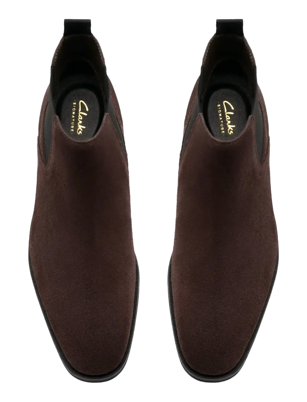 Clarks - Paulton Easy G - chelsea-saapad - dark brown suede - 3