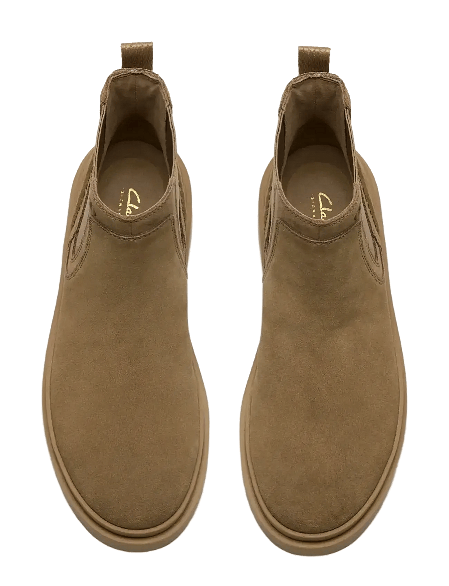 Clarks - Polden Easy G - chelsea boots - dark sand suede - 3
