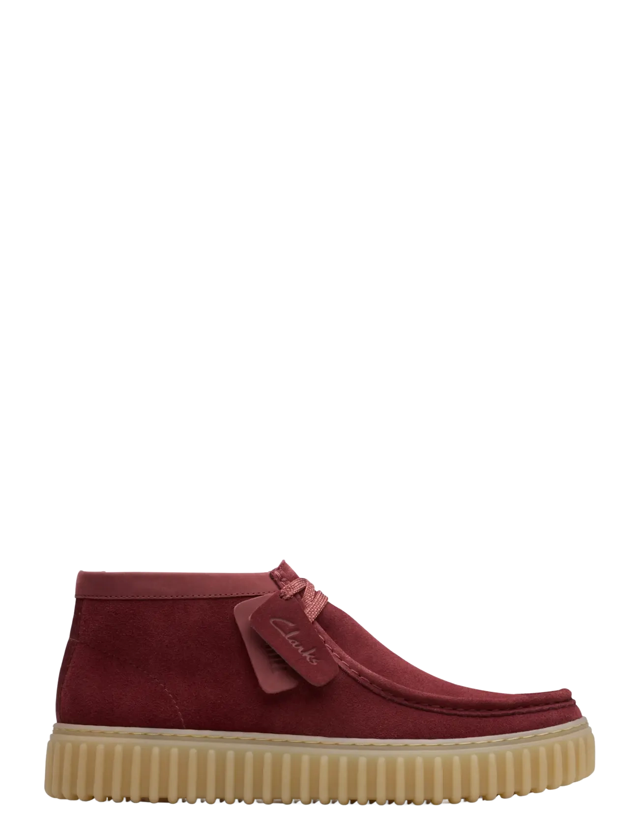 Clarks - Torhill Hi G - desert boots - wine suede - 1