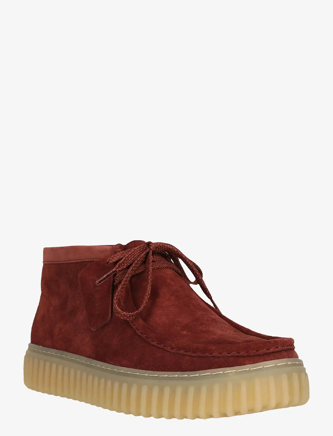 Clarks - Torhill Hi G - desert boots - wine suede - 0