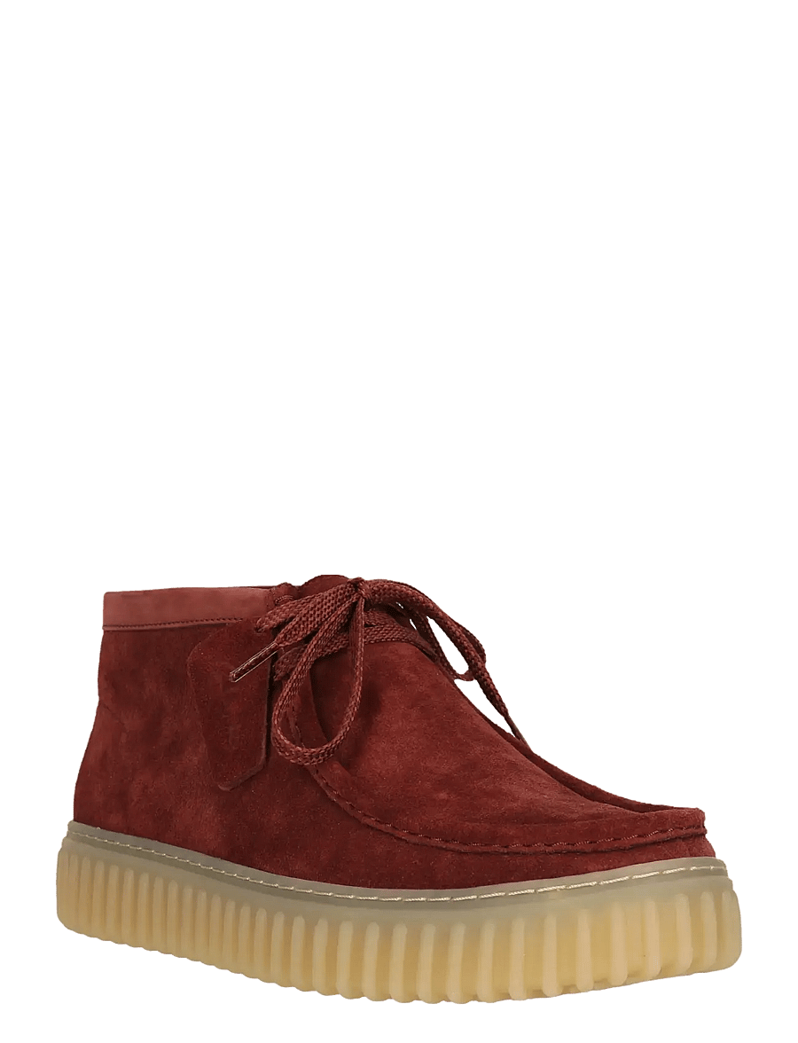 Clarks - Torhill Hi G - chukka saapad - wine suede - 0