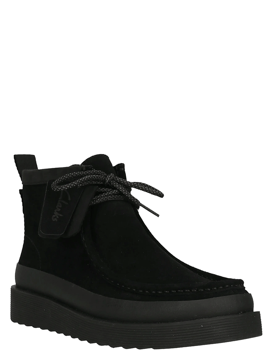 Clarks - WallabeeFTR2Hi G - black sde - 0