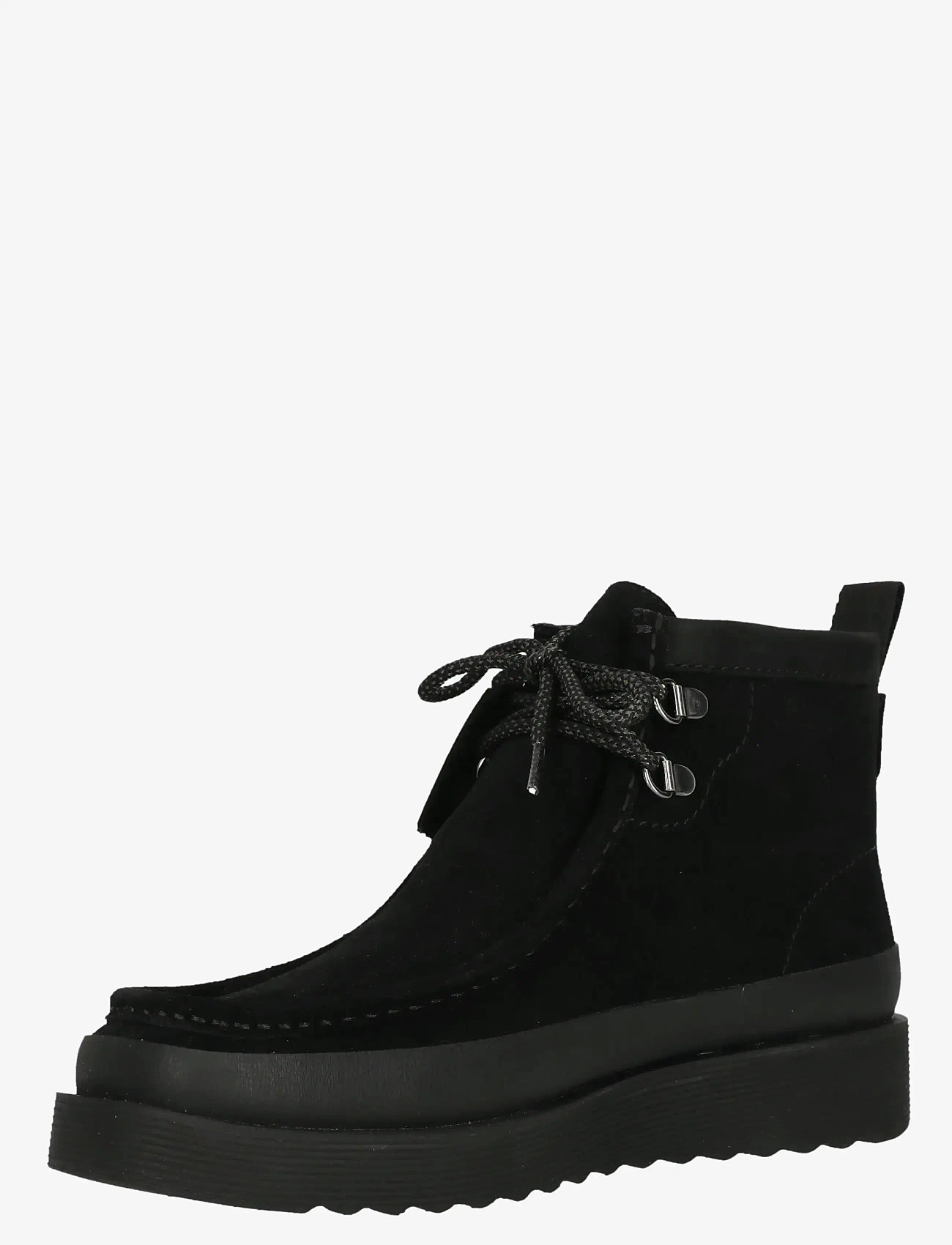 Clarks - WallabeeFTR2Hi G - desert boots - black sde - 1
