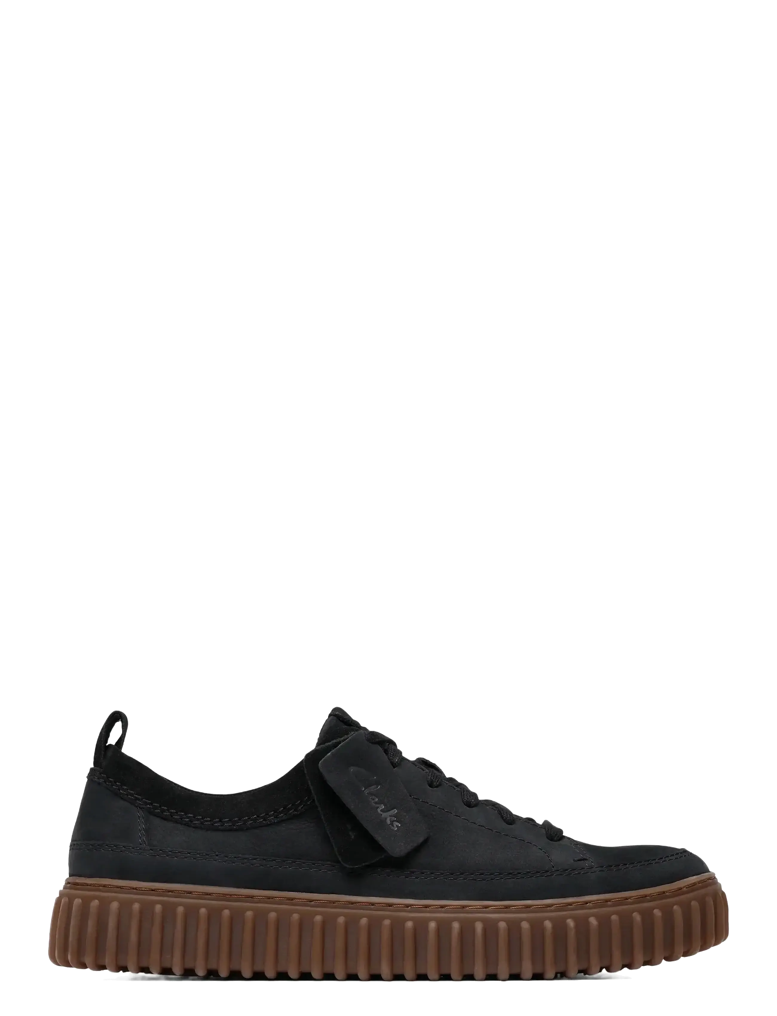 Clarks - Torhill Lace G - black nubuck - 1