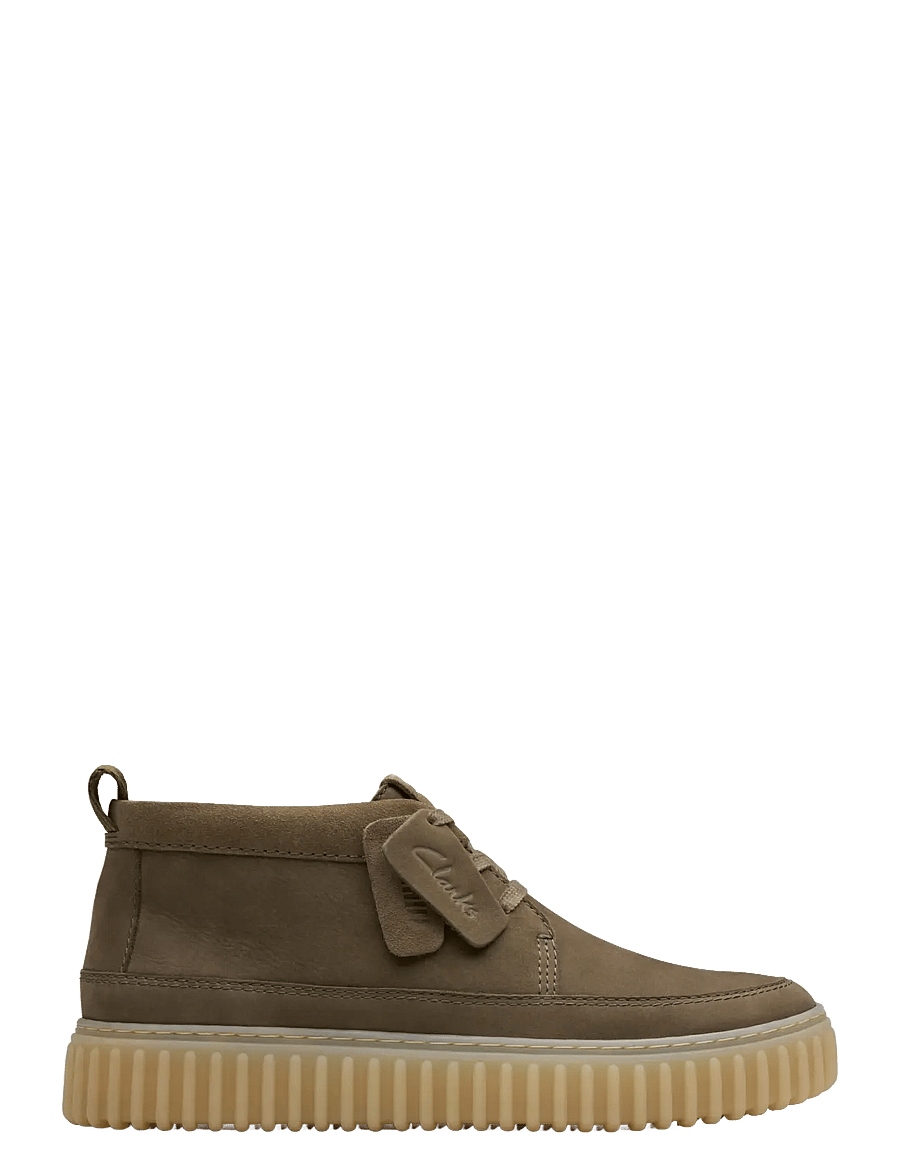 Clarks - Torhill LaceHi G - khaki nubuck - 0