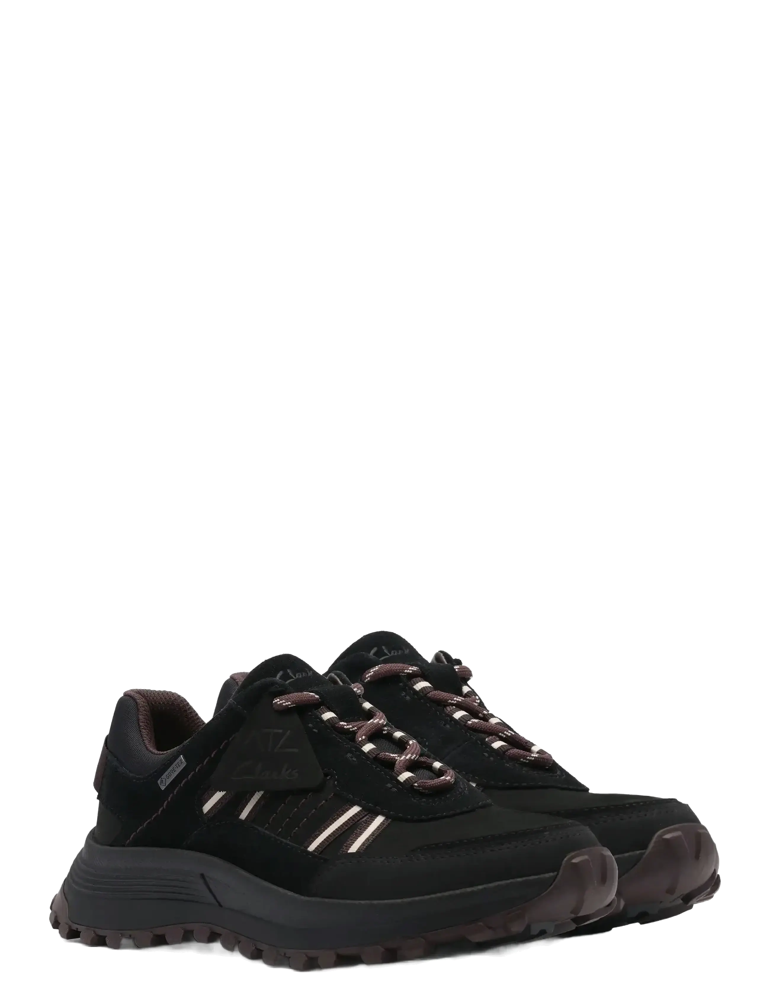 Clarks - ATLTrekShoeGTX D - matalavartiset tennarit - black nubuck - 1