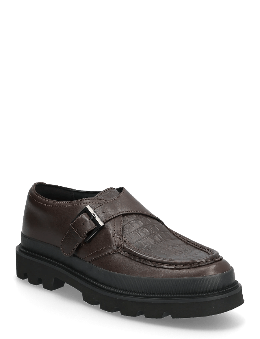 Clarks - Badell Monk G - monks - brown croc lea - 0