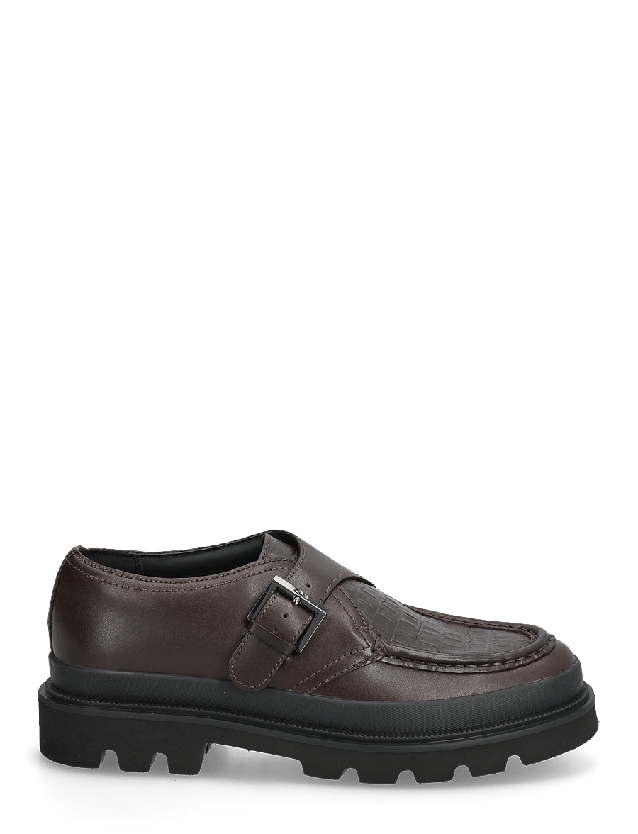 Clarks - Badell Monk G - monks - brown croc lea - 1