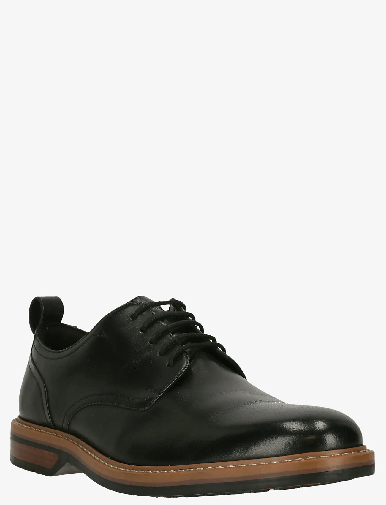 Clarks - Aldwin Lace G - derby sko - black leather - 0