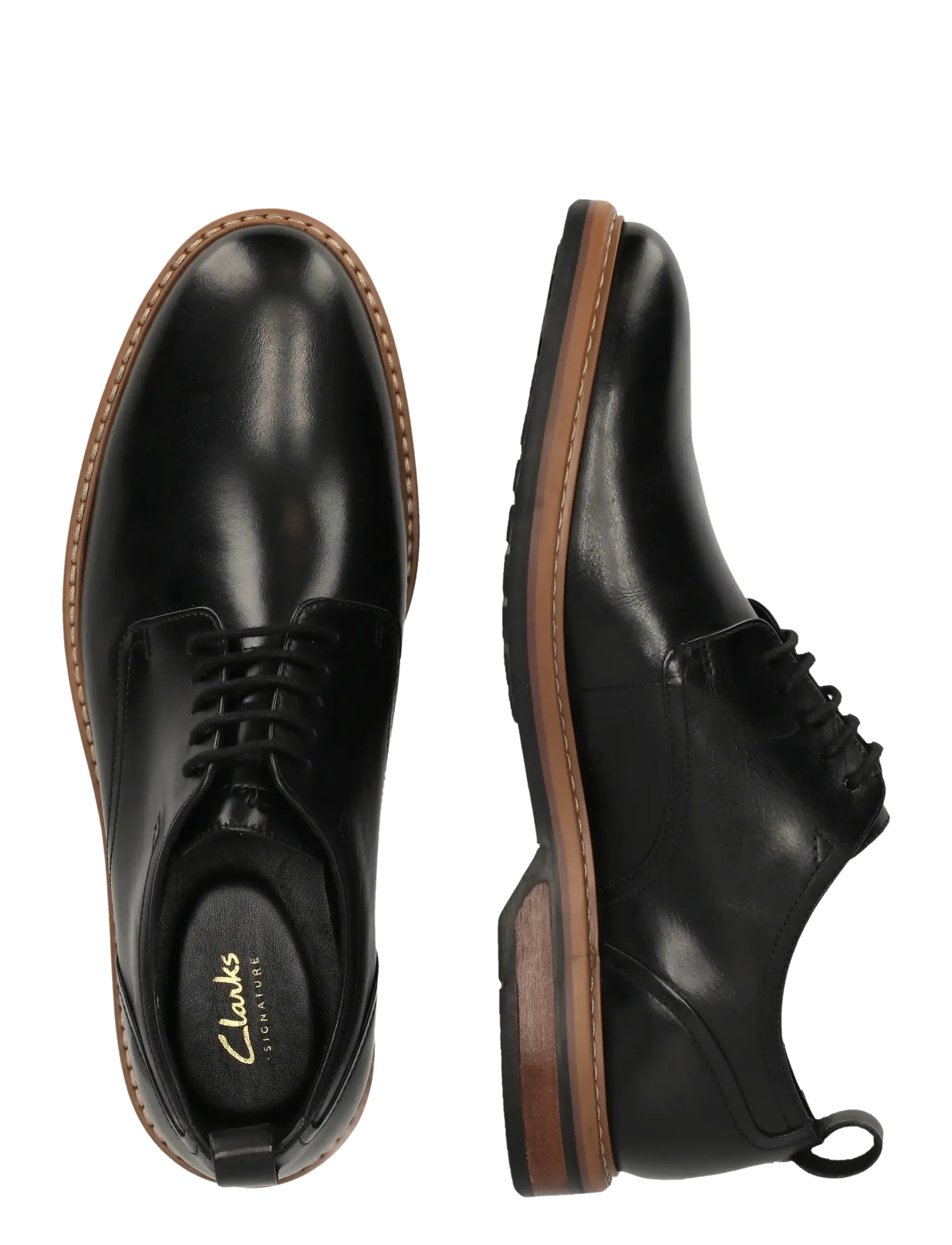 Clarks - Aldwin Lace G - black leather - 3